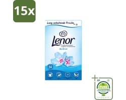 15 x Lenor - Droogtrommeldoekjes - Aprilfris - Textielverfrisser - 34 Doekjes - Grootverpakking - Vaatwasstrips - Droogtrommeldoekjes - Frisheid - Wasdoekjes - Statische Elektriciteit - Wasgoed