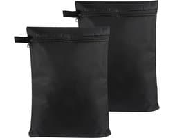 Waterdichte Waszakken Set van 2, 39.5×27.5cm, Ideaal voor Vuile Kleding en Reizen met Ritsluiting