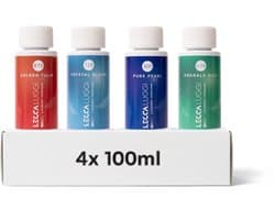 Lecca Luggi Wasparfum Proefpakket – Mixpakket Bloemig, Fris, Zoet & Kruidig – Crystal Bloom, Pure Pearl, Emerald Mist & Golden Tulip – 4x100ml
