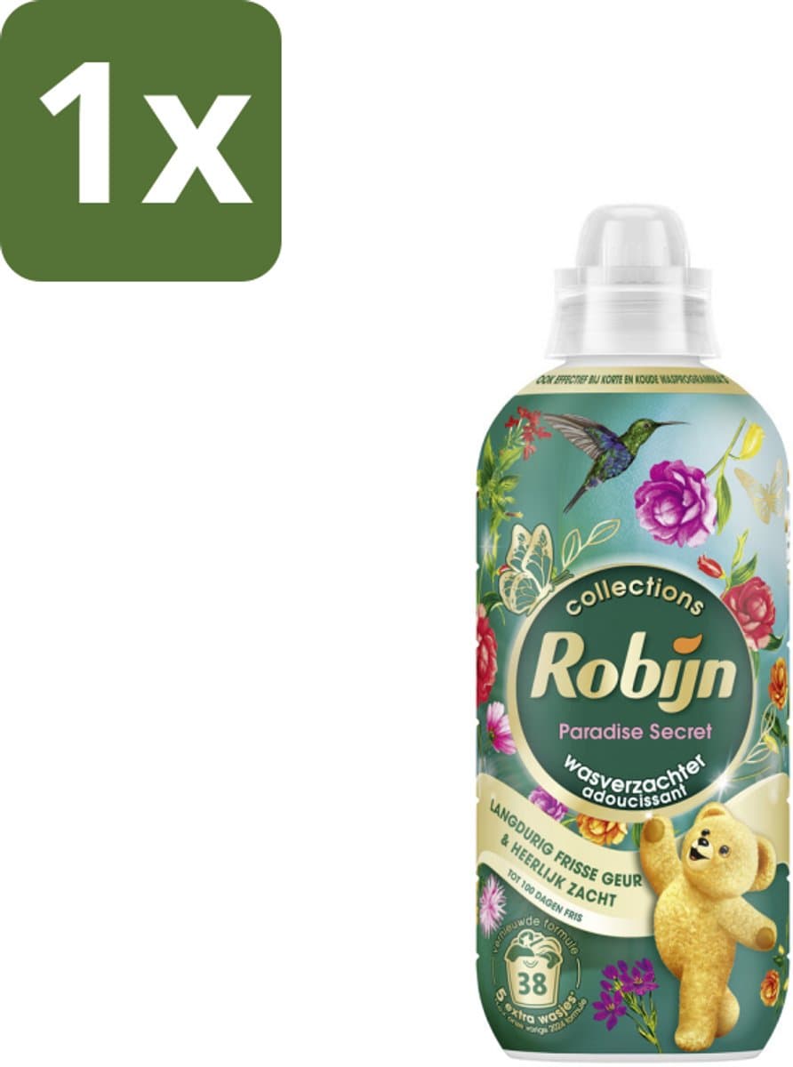 1 x Robijn – Wasverzachter – Intense Paradise Secret – 765 ml - Koffiezetapparaat — afbeelding 1