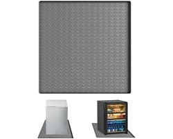 Unyqoos® Grijze siliconen mat voor bescherming van vloer onder koelkasten en apparaten