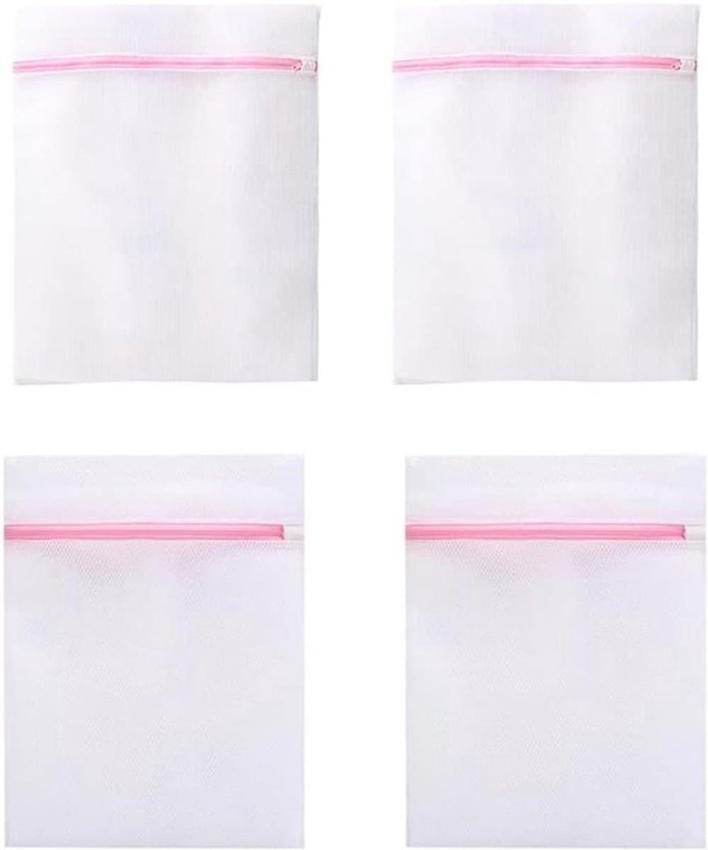 Allecto Plus - 4-delige wasmachinenet van polyester voor ondergoed, blouse, sokken — afbeelding 1