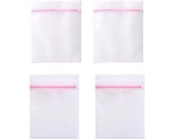 Allecto Plus - 4-delige wasmachinenet van polyester voor ondergoed, blouse, sokken