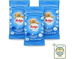 3 x Robijn – Droogtrommeldoekjes – Morgenfris - 20 Doekjes - Wasstrips - Droogtrommeldoekjes - Wasgoed Drogen - Frisheid Droger - Wasgoed Verzorgen - Kleding Beschermen