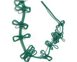 Reis Waslijn - Draagbare Waslijn - Kleding Drogen - Intrekbaar En Elastisch - 2 Stuks - Groen