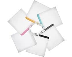 Set van 6 Mini Waszakken met Honingraatstructuur, Mesh Wasnet voor Fijne Was, Ondergoed en Sokken (14 x 12 cm)