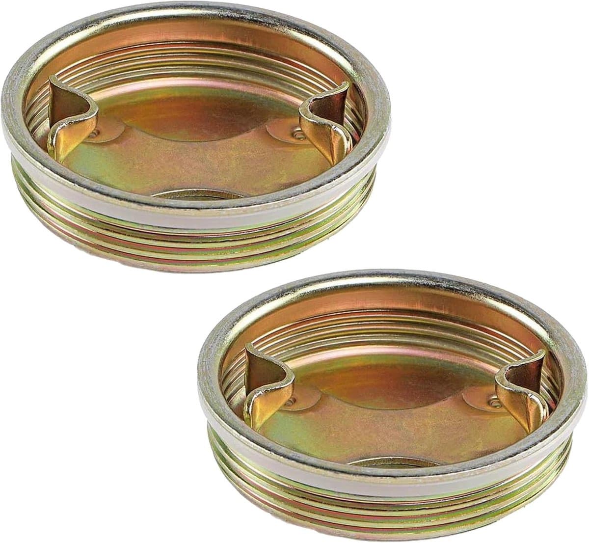 Drumstoppen 2 inch - gegalvaniseerd staal - lekdicht - voor 200L vat - ShopVlot — afbeelding 1