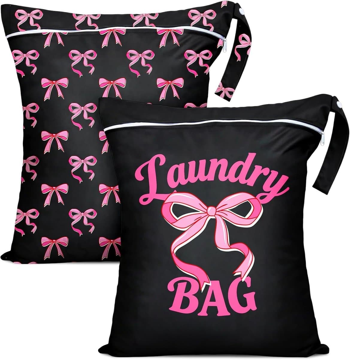 Set van 2 Reiswaszakken, 55 x 45 cm, Grote Waterdichte Waszak met Handvatten en Rits, Ideaal voor Thuis en Op Reis, Perfect voor Kleding en Ondergoed — afbeelding 1