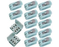 carmdering - Bettdeken Clips - Dekbed Klemmen - Beddengoed Bevestiger - Hoge Elasticiteit - Anti-Slip Ontwerp - Duurzaam ABS - Veelzijdig Gebruik - Snelle Installatie - 12 Stuks