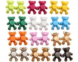 Jeans Knoopspelden - Broekclips Tailleversteviging - Losse Broeken Verstellen - Geen Naaien Gereedschap - 4 Sets - Meerkleurig