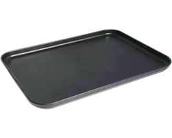 Verdikte Lekbak - Plantenopvangbak - Keuken Afwatering - Grote Capaciteit - 37x26x1.6cm - Zwart