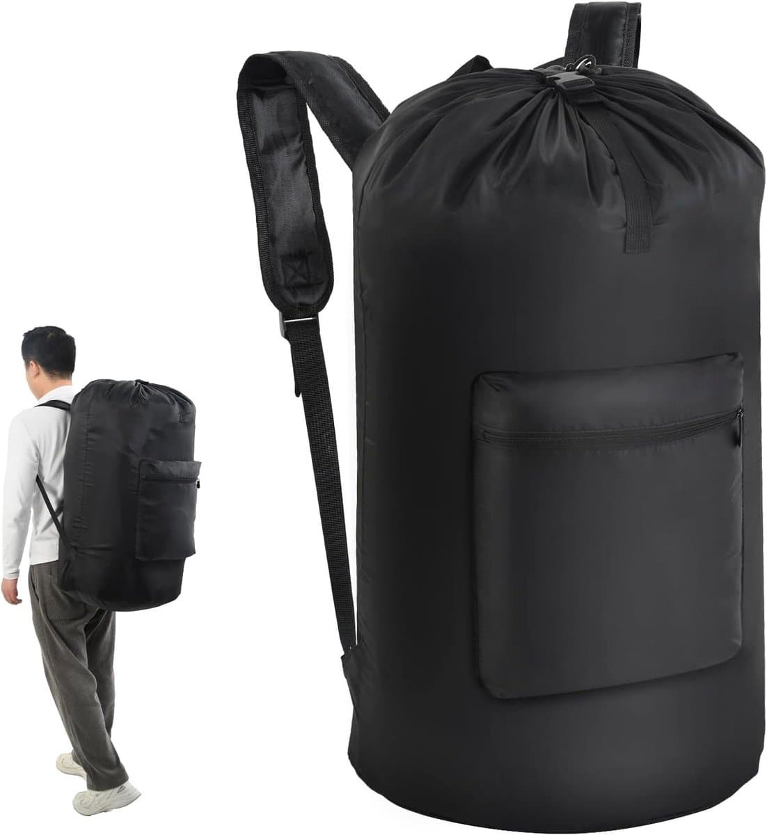 Grote Vouwbare Waszak van Oxford Stof, 41 x 81 cm, Ideaal voor Camping, Reizen en Thuisgebruik, Perfect voor Vuile Was en Picknicks — afbeelding 1