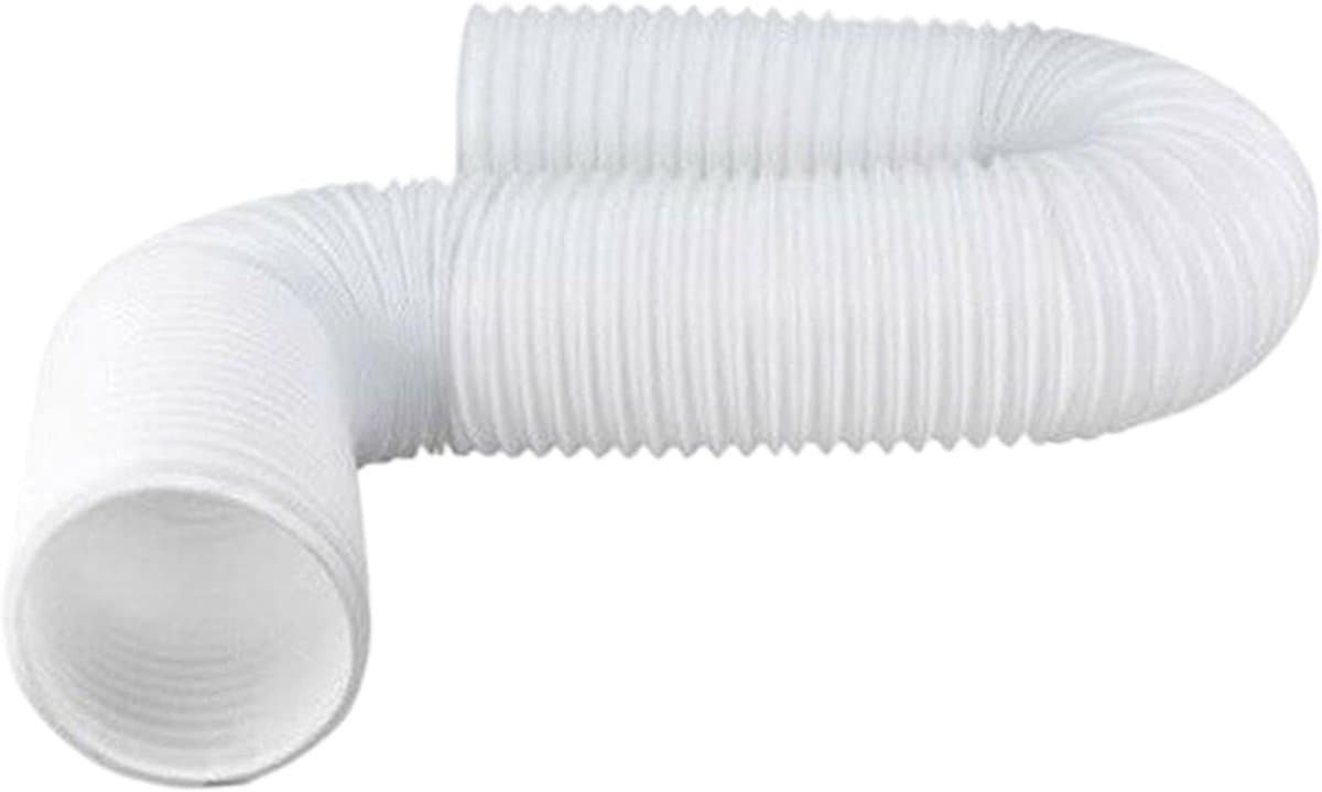 Afvoerslang Airco - Flexibel Ventilatiekanaal - Mobiele Airco - Verstelbare Lengte - Diameter 13/15cm - Wit — afbeelding 1