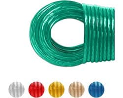 Waslijn - Drooglijn - Kleding Drogen - Stalen Kern - 35 meter - Wit