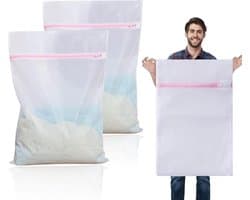 Grote Waszakken 60 x 90 cm voor de Wasmachine, Ideaal voor Kleding, Handdoeken en Dekbedden