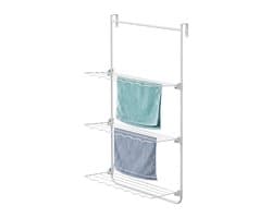 Bodo® Droogrek Hangend - 10m - Ophangbaar aan Deur of Wand - Wit