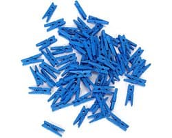 Go Go Gadget - Mini Knijpers - Set van 20 STUKS - Fotoknijpers - Geboortekaartje - Knutselen - Decoratie - Blauw — afbeelding 1