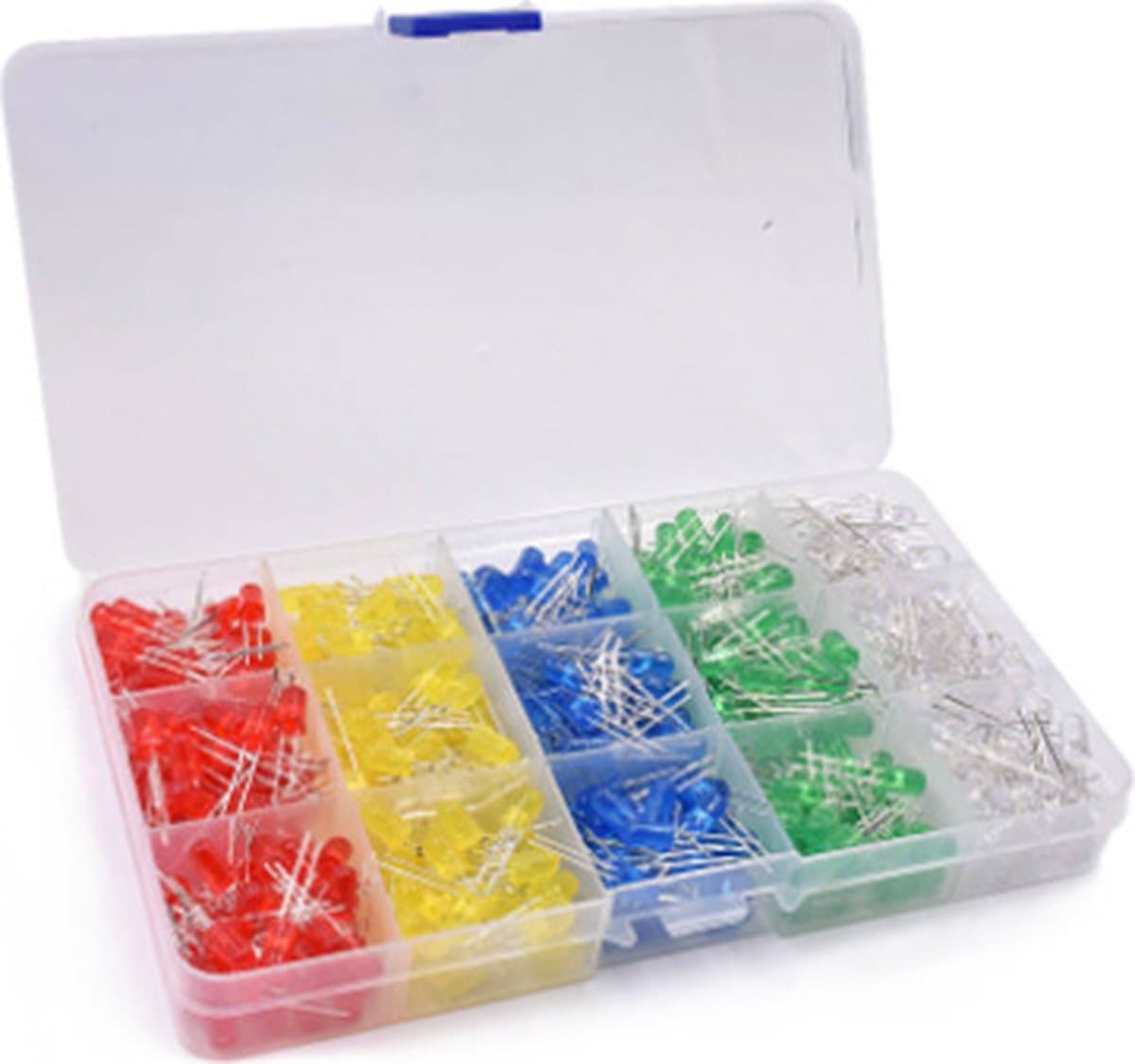 5mm led Assortiment box 500 stuks — afbeelding 1