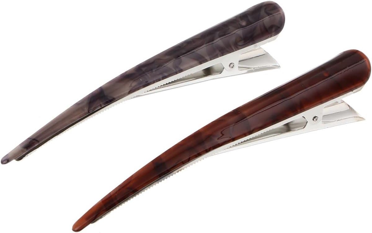 Grote Kroko Clip met Strikken voor Dames en Meisjes - Haarspeld voor Styling en Decoratie (2 Stuks) — afbeelding 1