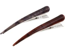 Grote Kroko Clip met Strikken voor Dames en Meisjes - Haarspeld voor Styling en Decoratie (2 Stuks)