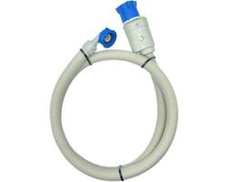 Fixem® 1.5m Toevoerslang met waterslot geschikt voor o.a. wasmachine, Vaatwasser met wartel aansluiting - Premium kwaliteit koppelingen - 1Stuk