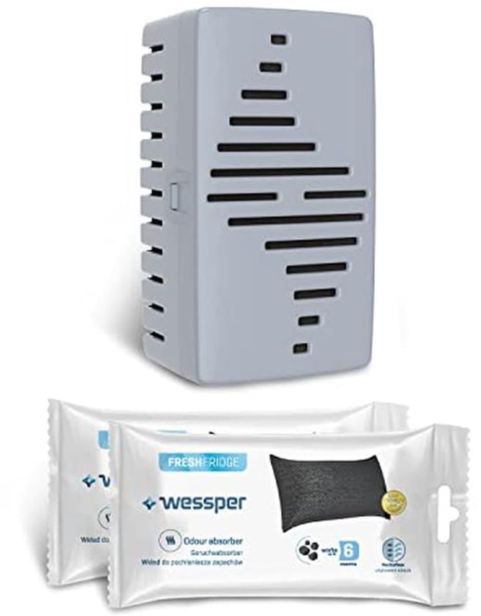 Geur-Absorber voor Koelkast met Verwisselbare Cartridge - Neutraaliseert Ongename Geuren en Zorgt voor Frisse Lucht — afbeelding 1