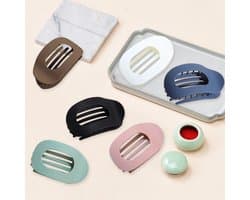 6x Platte Haarspeld Clips voor Dames - Eendensnavel Klemmen voor Dagelijks Gebruik