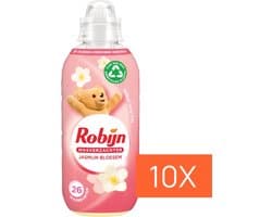 Robijn Wasverzachter Jasmijn Bloesem 650 ml 26 wasbeurten - Doos 10 flessen