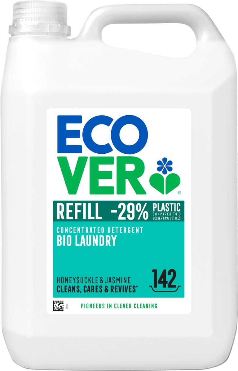 Ecover Wasmiddel Universal Kamperfoelie & Jasmijn Navulling 5 liter (5412533420975) — afbeelding 1
