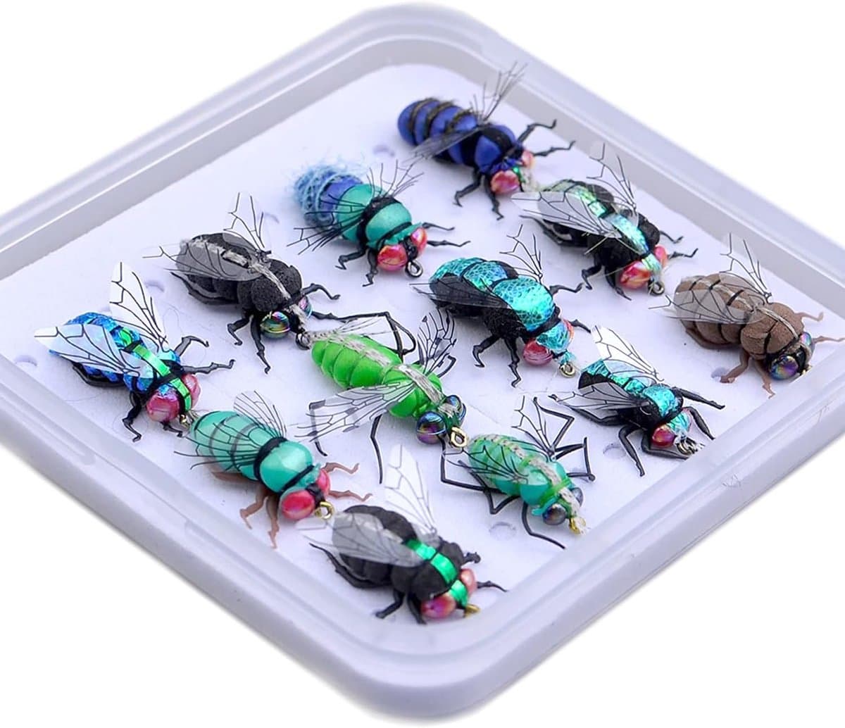 Vliegen Kit met Fly Box Realistische Vliegen — afbeelding 1