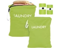Waterdichte waszakken set van 2, perfect voor het organiseren van kleding en delicate was