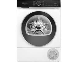 Siemens WQ46N2D0NL - iQ500 - Wasdroger - Warmtepompdroger - 9 kg - Zelfreinigende condensor reinigt automatisch voor blijvende topprestaties en energie-efficiëntie - Home Connect - Zeer stil Wit