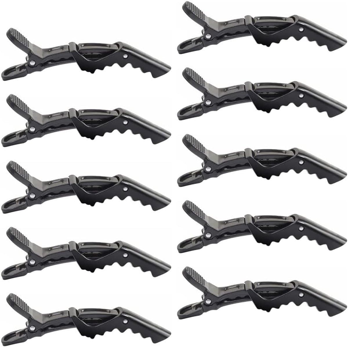 10 Stks Krokodil Clips - Professionele Sectie Clips Styling Klem Met Antislip Grip en Brede Tanden Voor Haar — afbeelding 1