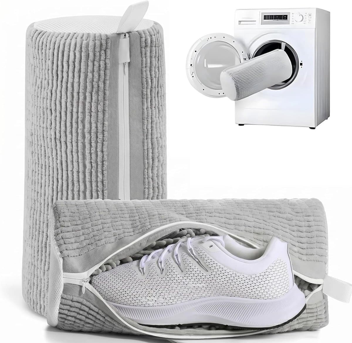 Waszak voor Schoenen - 2 Stuks Herbruikbare Waszakken voor Sneakers en Schoenen in de Wasmachine, 360° Diepe Reiniging voor Alle Schoentypes — afbeelding 1