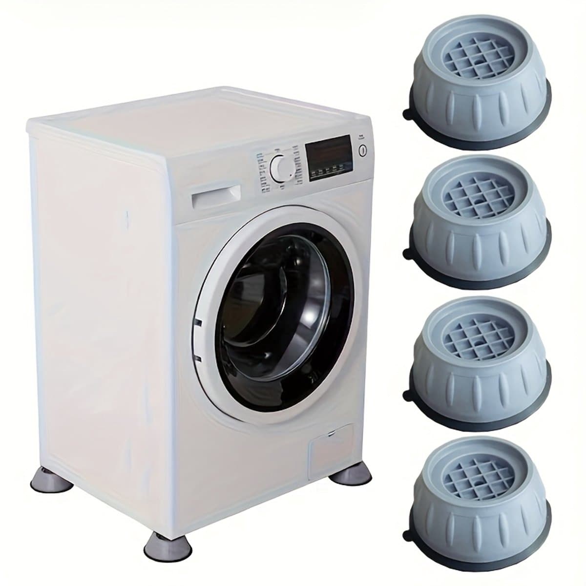 Livé® Trillingsmat Wasmachine – 4 stuks Anti-slip Schokdempers — afbeelding 1