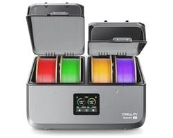 Filamentdroger voor 3D-printers met 4 Spoelen en Dubbele Verwarmingskamers