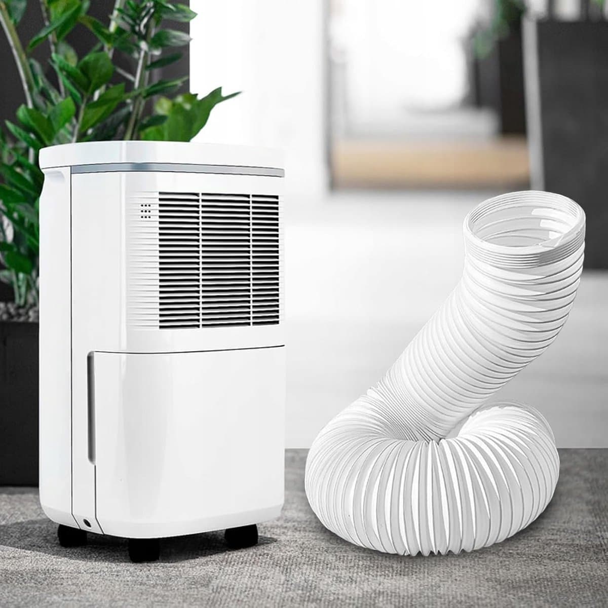 Mobiele Airco Afvoer - Slang Kit - Ruimte Koelen - Luchtdicht Ontwerp - 15 cm Diameter - Wit — afbeelding 1