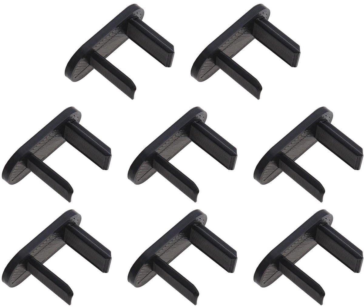 ONF3 - 8-delige set clips - Vervanging - Zwart - Achterste bagagerek clips - Perfecte pasvorm voor Ford Fiesta MK8 - Duurzaam kunststof — afbeelding 1