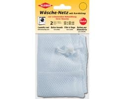 Wasnetset met trekkoord, 2-delig, wit