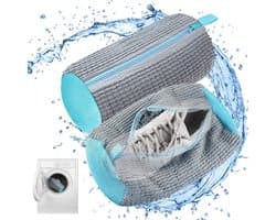 Stunq® Schoenbeschermende Waszakken met Ritssluiting voor Grondige Reiniging van Sportschoenen