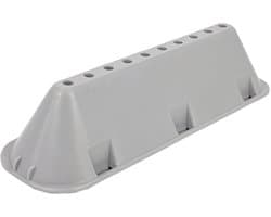 Multaparts® trommelrib geschikt voor Ariston-Blue Air / Whirlpool | Alternatief voor Ariston C00065463 & Whirlpool 482000022670 | Afmetingen: 180 x 52 x 39 mm