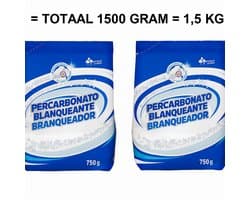 VLEKKENVERWIJDERAAR POEDER MAGISCH 1500 GR = 1.5 KG PERCARBONAAT PERCARBONATO DE SODIO BLEEKMIDDEL NATUURLIJKE VLEKKENVERWIJDERAAR KRACHTIGE WITMAKER MILIEUVRIENDELIJK WASVERSTERKER TEGEN GELE VLEKKEN GEUR VERWIJDEREN HARNEKKE VLEKKEN