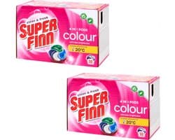 Superfinn 4-in-1 pods Kleur 18 wasbeurten X2