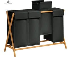 Equivera Wasmand 4 Vakken - Wasmand - Wassorteerder - Wasbox