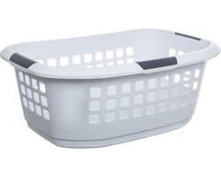 5Five Wasmand extra groot - wit - kunststof - 51 liter - 67 x 47 x 27 cm — afbeelding 1