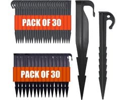 Grondankers 14,5 cm en 16 cm - plastic - 60 stuks - voor bevestigen irrigatieslang - Vemera
