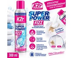K2r Super Power Vlekverwijderaar 500 ml – Voorwas Vlekkenspray – Tegen Hardnekkige en Ingedroogde Vlekken – Voor Textiel