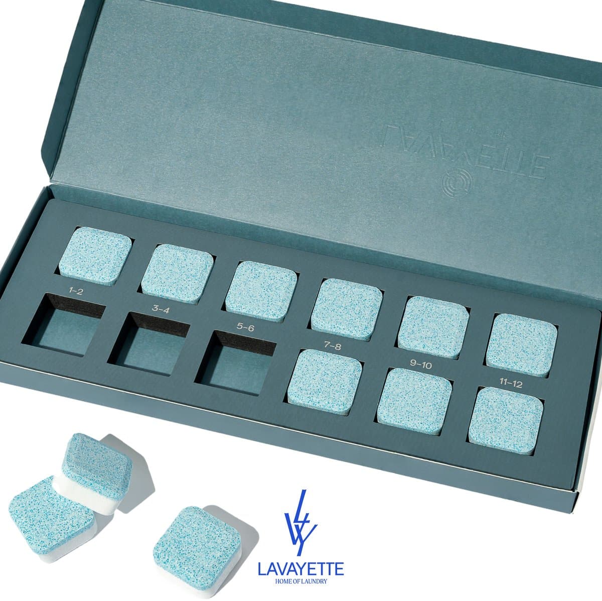 Lavayette Wasmachine Reiniger Tabletten – 12 Stuks – Jaarvoorraad Onderhoud – Wasmachinereinigers tegen Kalk, Vuil & Muffe Geuren – Alle Wasmachines — afbeelding 1
