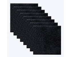 Effectieve actieve koolfiltermat voor bio-afvalbakken, geurneutraliserend en duurzaam, 10.5 x 11.5 cm, ideaal voor voedselcontainers en compostbakken