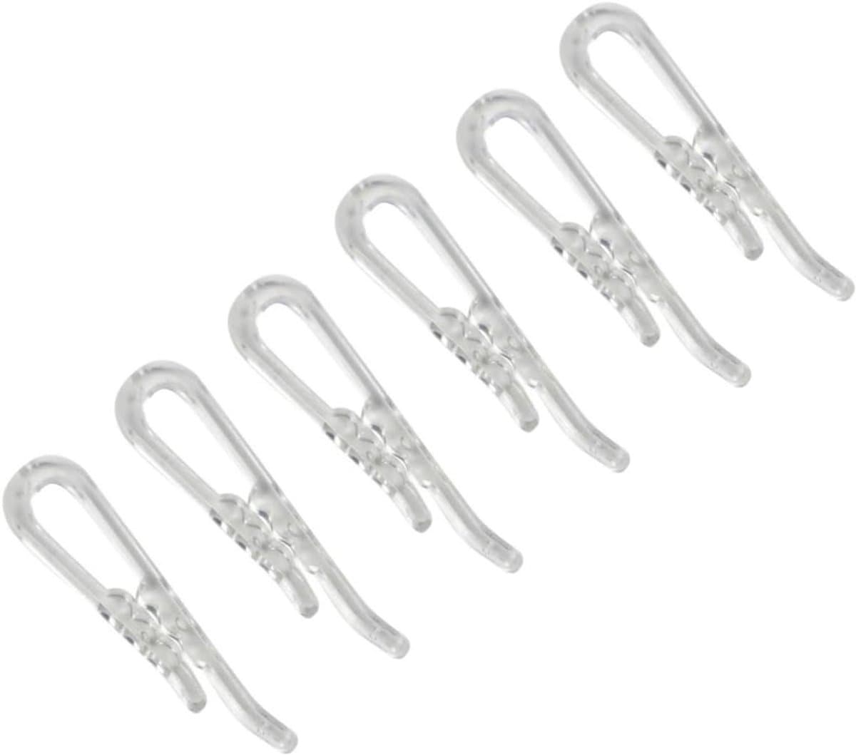 Wasknijpers - Kledingclips Stoffen Clips - Drogen Ophangen - U-Vormig - 100 Stuks - Transparant — afbeelding 1